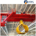 CE Approved 20 Ton Double Girder Grab Overhead Crane for Lifting Scrap in Steel Mill Factory